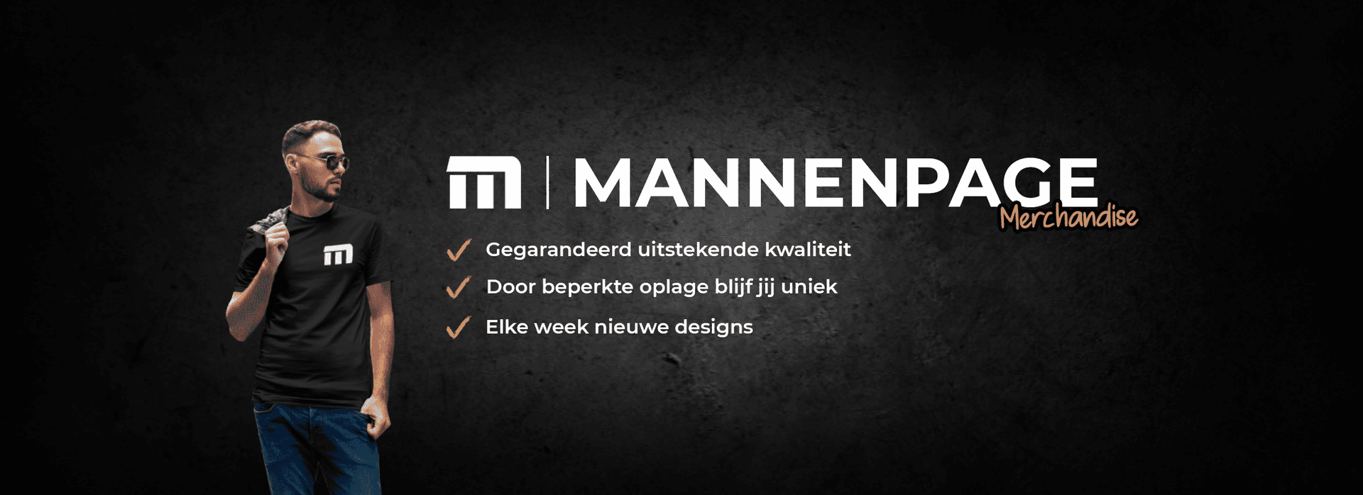 Banner for Mannenpage Merch